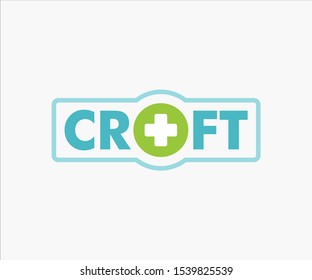 Croft logo design with illustrator EPS10