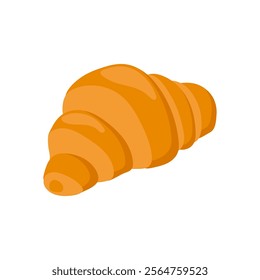 Croissant , Autumn Isolated Vector Illustration