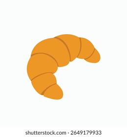 croissant padaria assado bom café da manhã francês delicioso símbolo emoji sinal ícone vetor ilustração comida