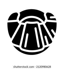 croissant bakery glyph icon vector. croissant bakery sign. isolated contour symbol black illustration