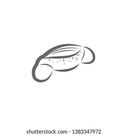 Croissant, bread hand drawn icon. Element of bread icon. Thin line icon for website design and development, app development. Premium icon