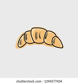Croissant concept line icon. Simple element illustration. Croissant outline symbol design. Can be used for web and mobile UI/UX . Modern vector style.