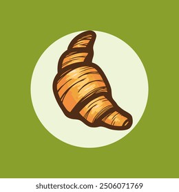 
El diseño de croissant se ve delicioso y tentador