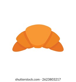 Croissant flat style vector illustration