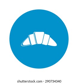 Croissant icon. Croissant icon.