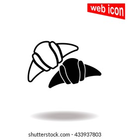 Croissant icon.