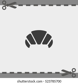 Croissant icon.