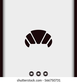 Croissant icon.