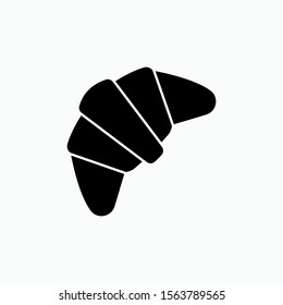 Croissant Icon. Bake Cake Illustration As A Simple Vector Sign & Trendy Symbol for Design, Websites, Presentation or Application.