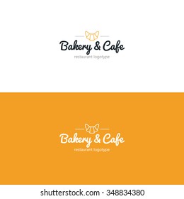 Croissant Icon. Bakery Logo