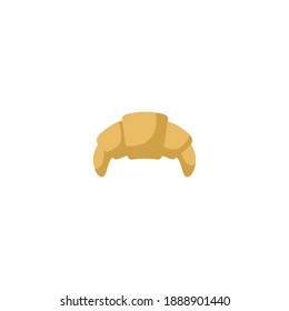 Croissant icon. Bakery icon. Simple, flat, color.
