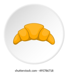 Croissant icon. Cartoon illustration of croissant vector icon for web