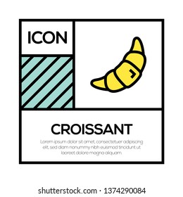 CROISSANT ICON CONCEPT