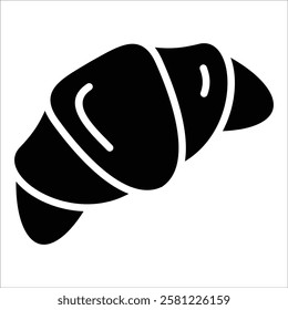 Croissant Icon Element For Design