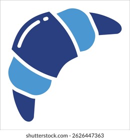 Croissant Icon Element For Design