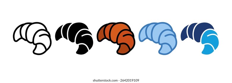 Croissant Icon Element For Design