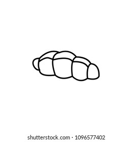 croissant icon. Element of food icon for mobile concept and web apps. Thin line croissant icon can be used for web and mobile on white background