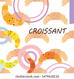 croissant icon. flat illustration of croissant - vector icon. croissant sign symbol