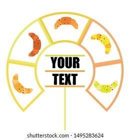 croissant icon. flat illustration of croissant - vector icon. croissant sign symbol