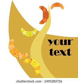 croissant icon. flat illustration of croissant - vector icon. croissant sign symbol