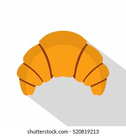 Croissant icon. Flat illustration of croissant vector icon for web isolated on white background
