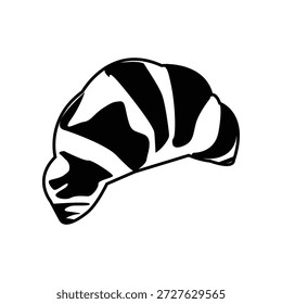 Croissant Symbol Illustration Vektor Design Vorlage