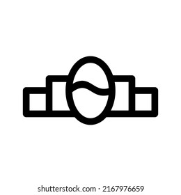 croissant icon or logo isolated sign symbol vector illustration - high quality black style vector icons
