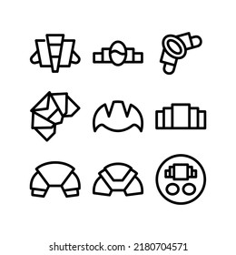 croissant icon or logo isolated sign symbol vector illustration - Collection of high quality black style vector icons
