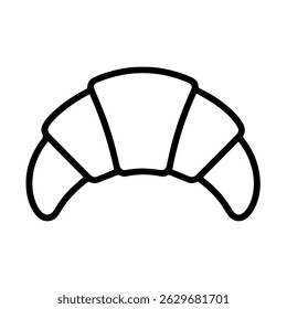 croissant icon on white background vector
Vector icon french food