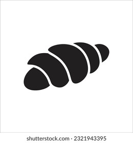 croissant icon simlpe design art eps 10
