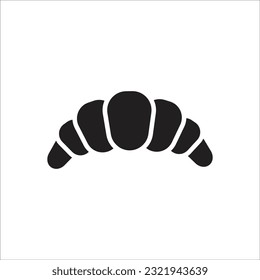 croissant icon simlpe design art eps 10
