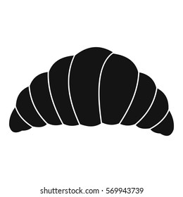 Croissant icon. Simple illustration of croissant vector icon for web