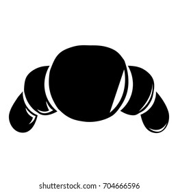 Croissant icon. Simple illustration of croissant vector icon for web