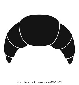 Croissant icon. Simple illustration of croissant vector icon for web