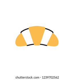 croissant icon vector. bakery icon design with modern style
