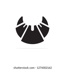 Croissant Icon. Vector concept illustration for design.