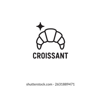 Croissant icon vector design illustration.