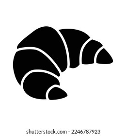 Croissant icon vector design template