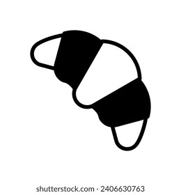 croissant icon vector design template