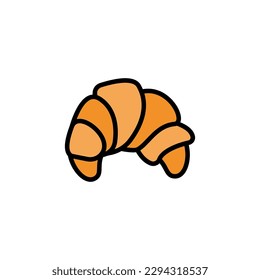 croissant icon vector design templates