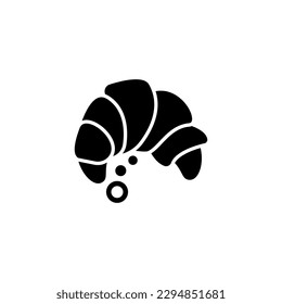 croissant icon vector design templates