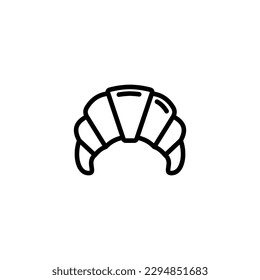 croissant icon vector design templates
