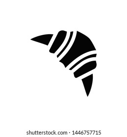 croissant icon vector flat design