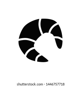 croissant icon vector flat design