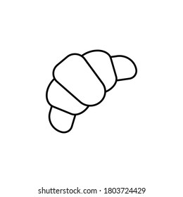 Ilustración vectorial de icono cruzado. Icono de vector aislado.