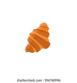 Croissant icon. Croissant vector illustration. Croissant isolated background. Delicious croissant. Croissant flat design. Bun icon