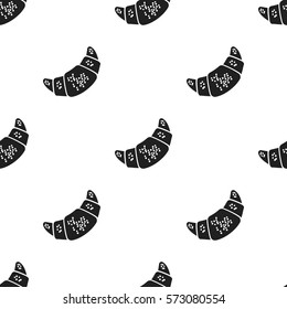 Croissant icon of vector illustration for web and mobile