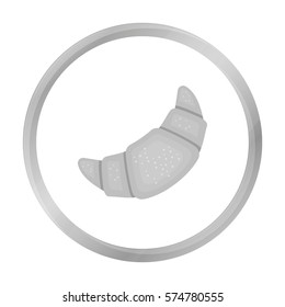 Croissant icon of vector illustration for web and mobile