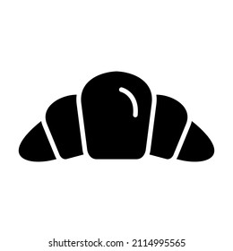 Croissant icon vector image. Can also be used for web apps, mobile apps and print media.
