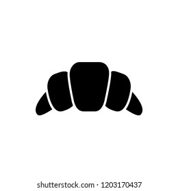 croissant icon vector template